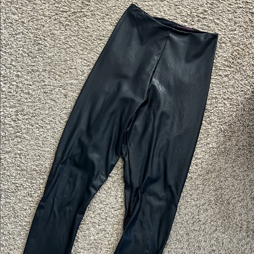 Commando Black Leather Leggings - image 3
